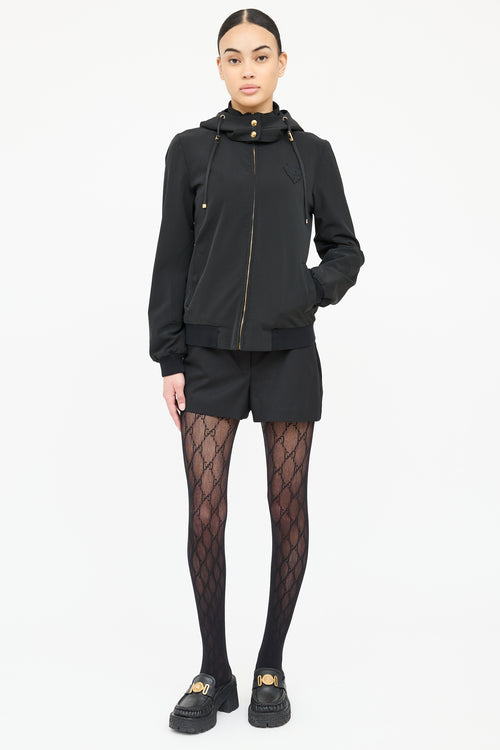 Gucci Crest Zip Long Sleeve Jacket