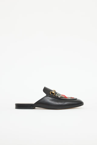 Gucci Embellished Princetown Mule