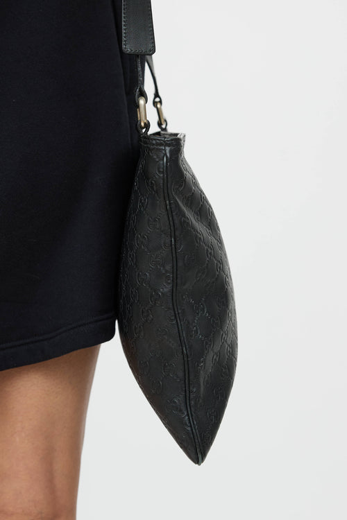 Gucci Guccissima Leather Messenger Bag
