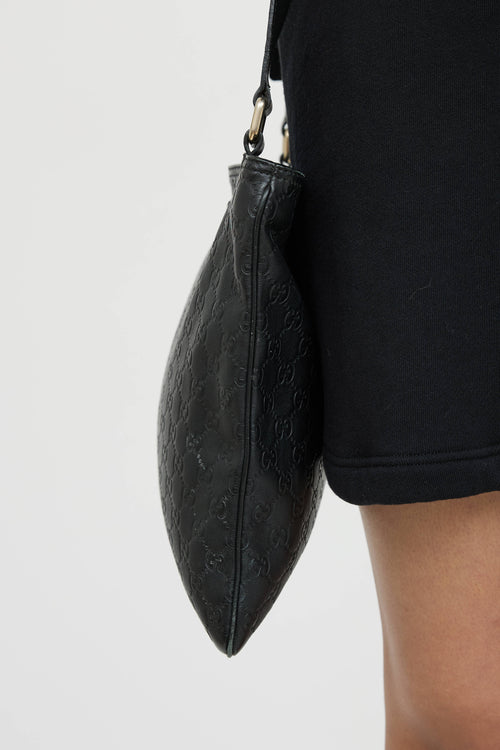 Gucci Guccissima Leather Messenger Bag