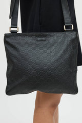 Gucci Guccissima Leather Messenger Bag