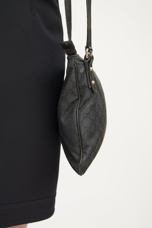 Gucci Black Nylon Messenger Bag