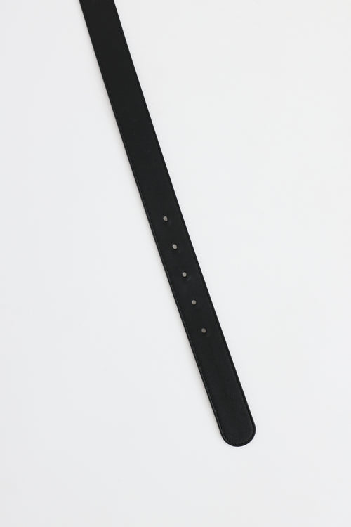 Leather Marmont GG Buckle Belt