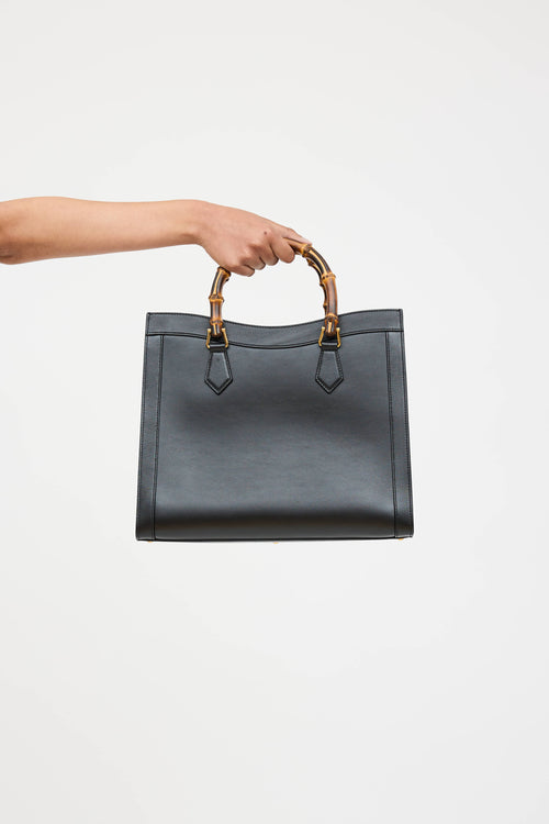 Gucci Leather Diana Tote Bag
