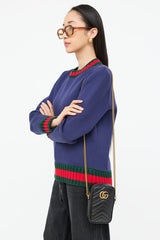 GucciLeather GG Marmont Mini Bag