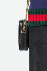 GucciLeather GG Marmont Mini Bag