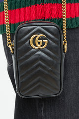 GucciLeather GG Marmont Mini Bag
