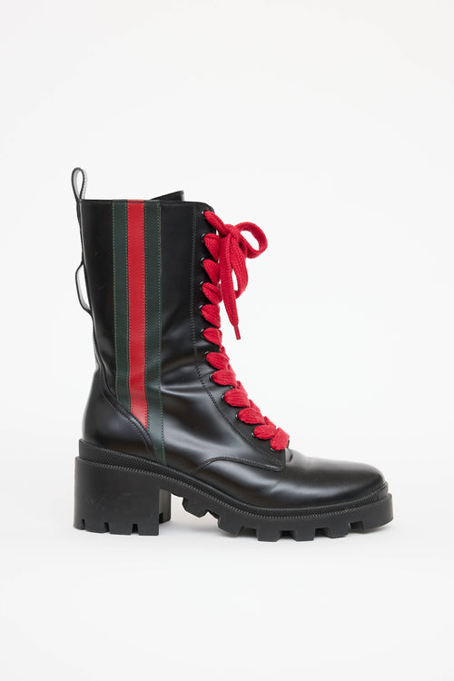 Gucci Syvlie Combat Boot