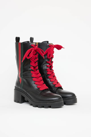 Gucci Syvlie Combat Boot
