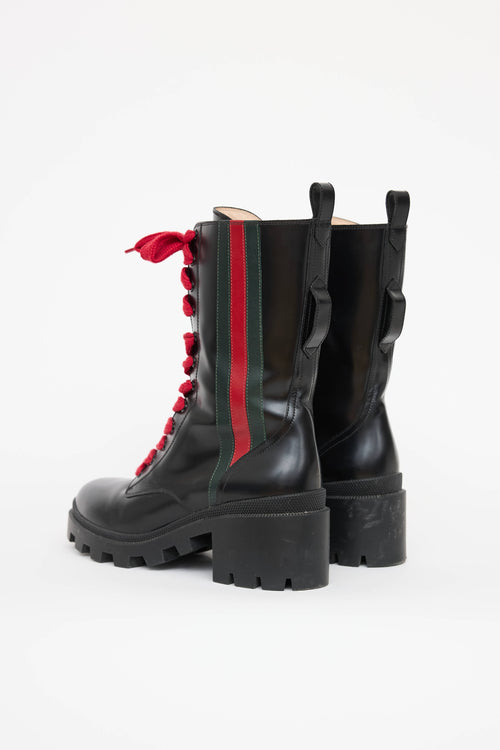 Gucci Syvlie Combat Boot