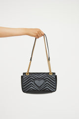 Gucci Black Marmont Shoulder Bag