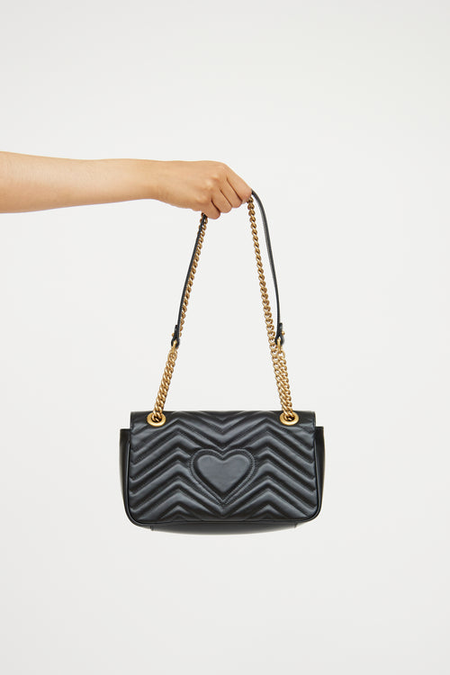 Gucci Black Marmont Shoulder Bag