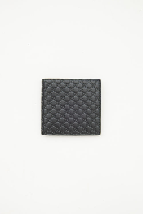 Gucci Black Micro Guccisima Bifold Wallet