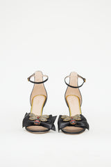 Gucci Black Queen Margaret High Heel Sandal