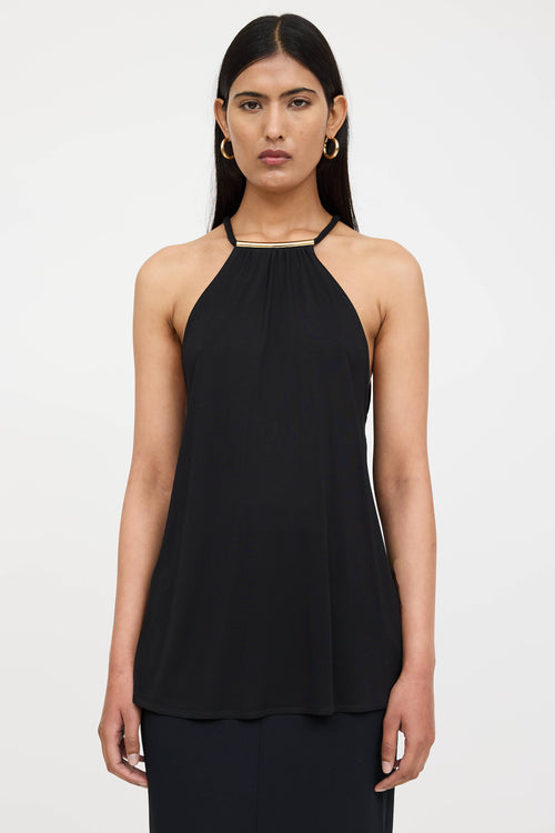 Gucci Sheer Hardware Halter Top