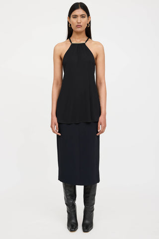 Gucci Sheer Hardware Halter Top