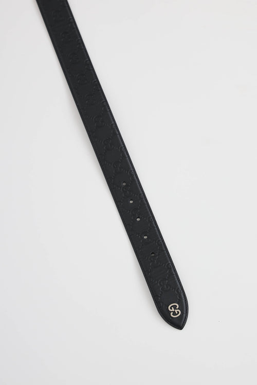 Gucci Leather GG Supreme Belt