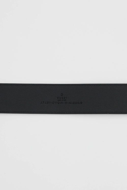 Gucci Leather GG Supreme Belt