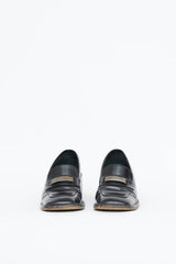 Gucci Leather Heeled Loafer