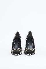 Gucci Patterned Crystal Pump