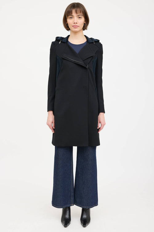 Gucci FW 2009 Wool Panelled Coat