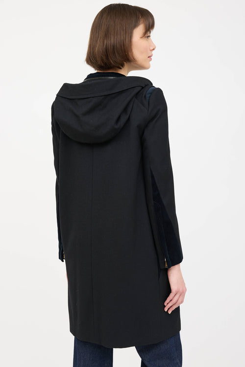 Gucci FW 2009 Wool Panelled Coat