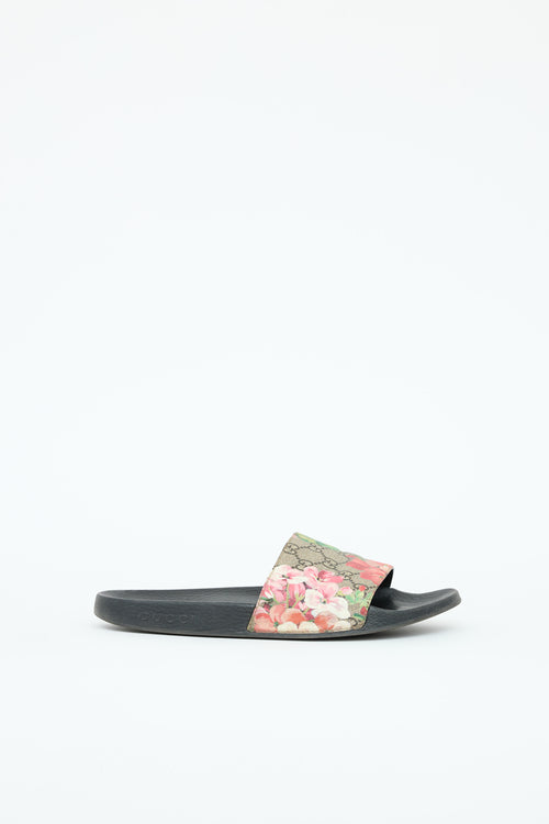 Gucci GG Supreme Blooms Slide
