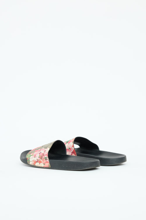 Gucci GG Supreme Blooms Slide