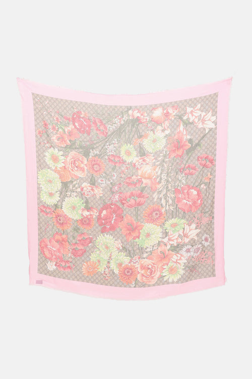 Gucci GG Spring Bouqet Scarf