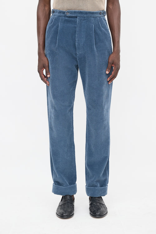 Gucci Corduroy Straight Leg Trouser
