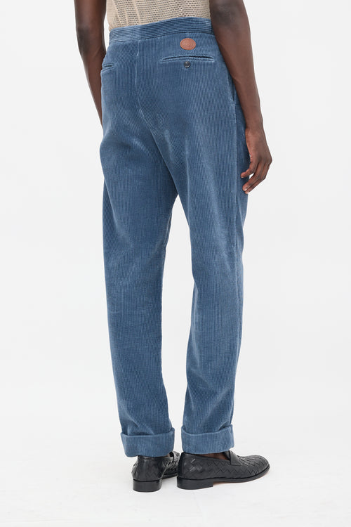 Gucci Corduroy Straight Leg Trouser