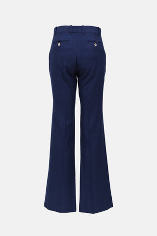 Gucci Flared Woven Trouser