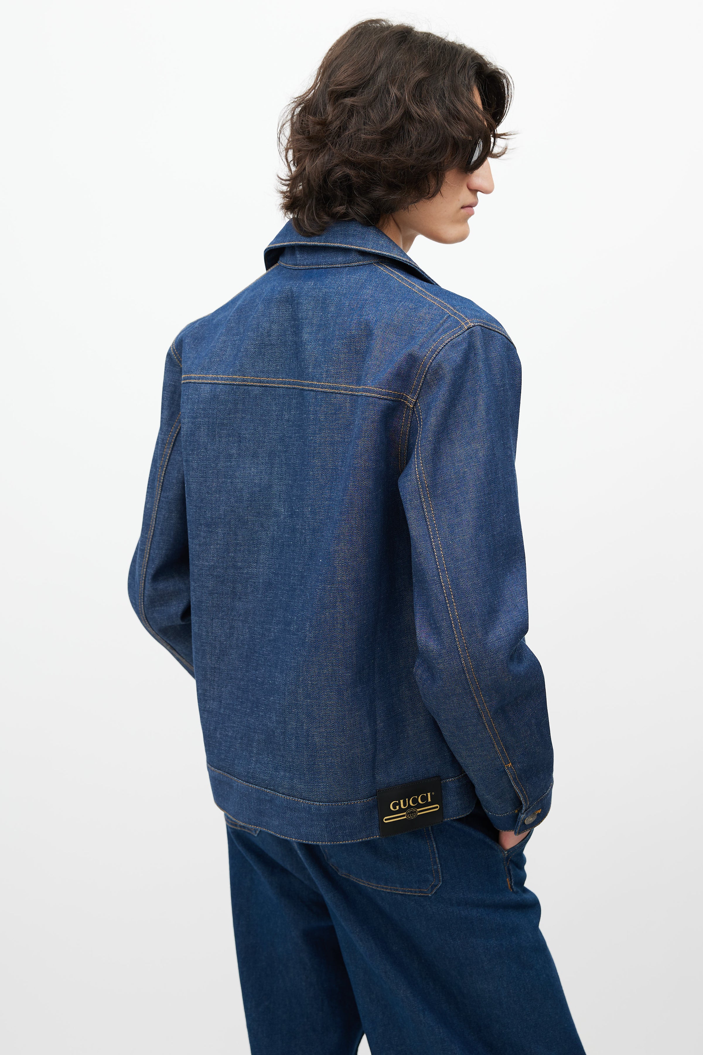 Shop GUCCI GG reversible denim jacket (702763 XDB2K 4759) by SaKURa_JAPAN |  BUYMA