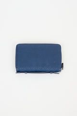Gucci Blue Leather Bright Diamante Wallet