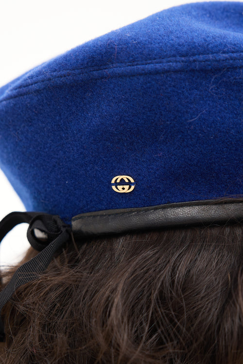 Gucci GG Logo Beret