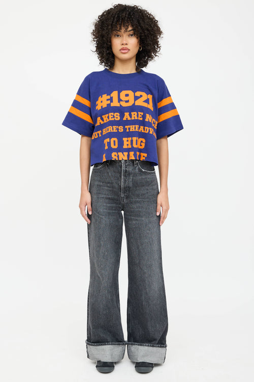 Gucci Advice Graphic Cropped T-Shirt