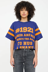 Gucci Advice Graphic Cropped T-Shirt
