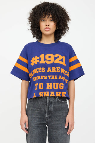 Gucci Advice Graphic Cropped T-Shirt