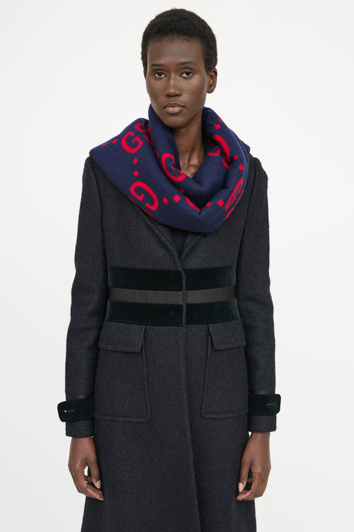 Gucci GG Jacquard Scarf