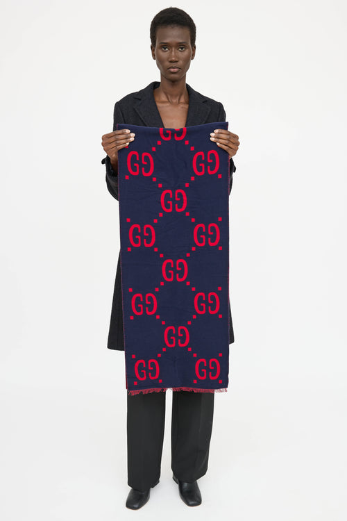 Gucci GG Jacquard Scarf