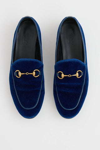 Gucci Velvet Jordaan Loafer