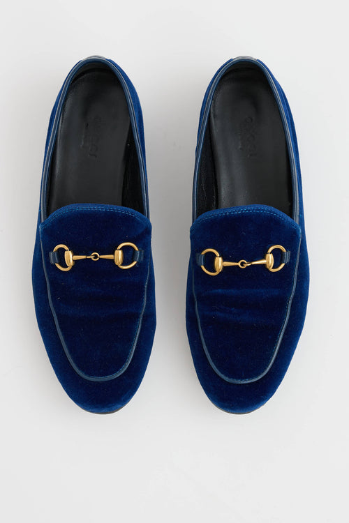 Gucci Velvet Jordaan Loafer