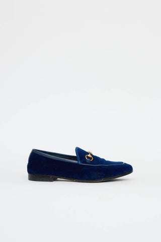 Gucci Velvet Jordaan Loafer