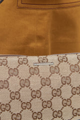 Gucci Beige GG Canvas Boat Pochette