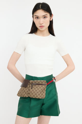 Gucci Original GG Monogram Belt Bag