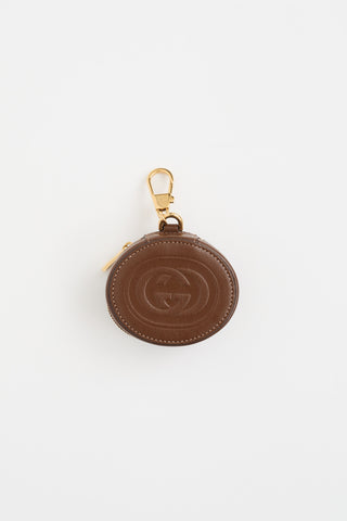 Gucci Leather Logo Airpod Case