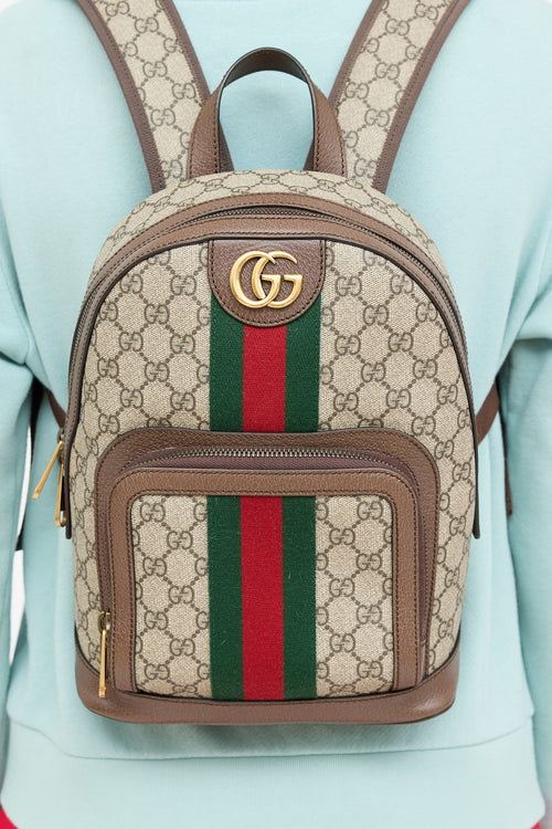 Gucci GG Supreme Ophidia Backpack