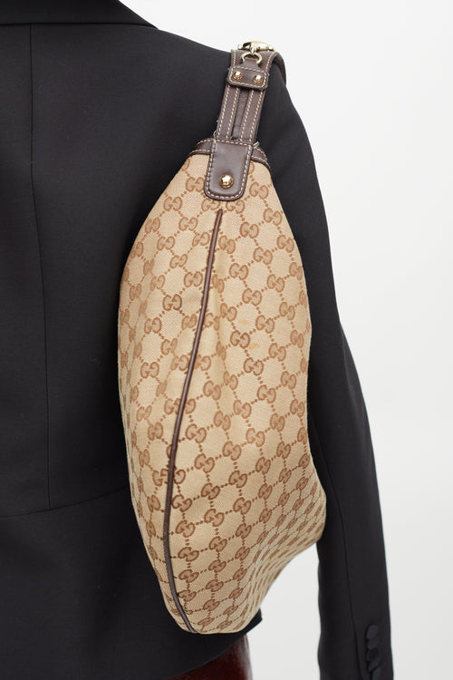 Gucci Brown GG Canvas Catena Shoulder Bag