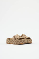 Gucci Maxi GG Platform Slide