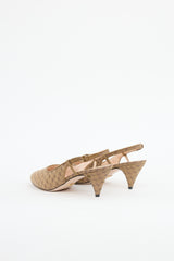 Gucci GG Quilted Slingback Heel